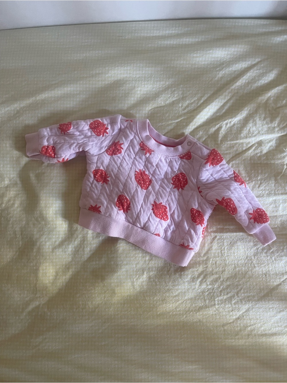 pink strawberry sweater cat& jack